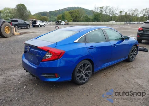 2019 Honda Civic Sport z USA, uszkodzony, nr VIN 19XFC2F85KE014139